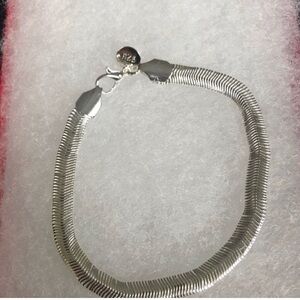 Sterling Silver Herringbone Bracelet